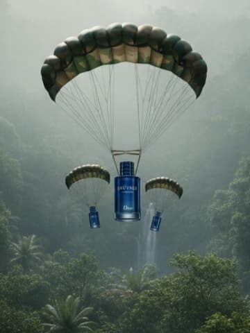 Parachute Delivery - Parachute Delivery AI Template