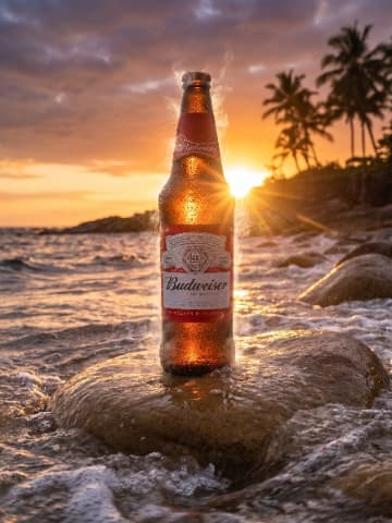 Golden Hour Glow - Tropical Oasis AI Template