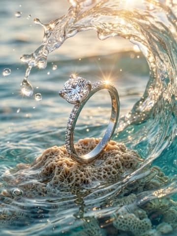 Golden Wave Splash